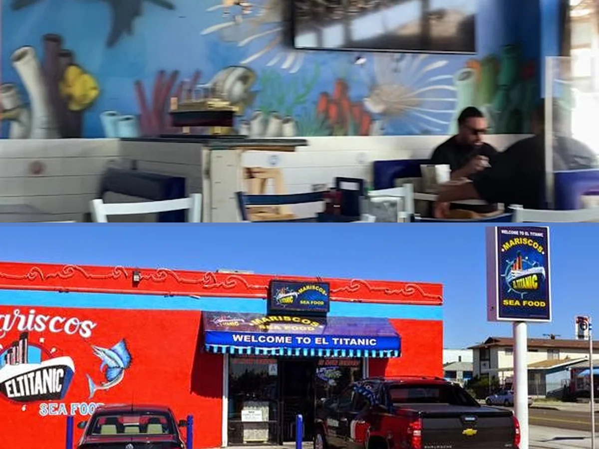Fresh seafood dishes served with bright garnishes.